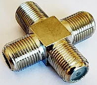 Переходник   4F гнезда   (F- крест)