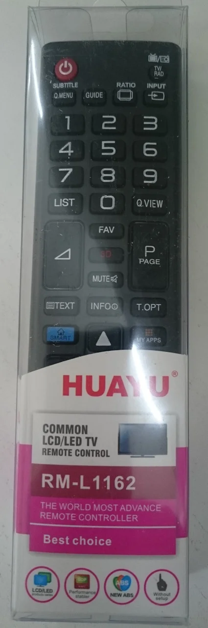 LG RM-L1162 3D LED TV  пульт универсальный