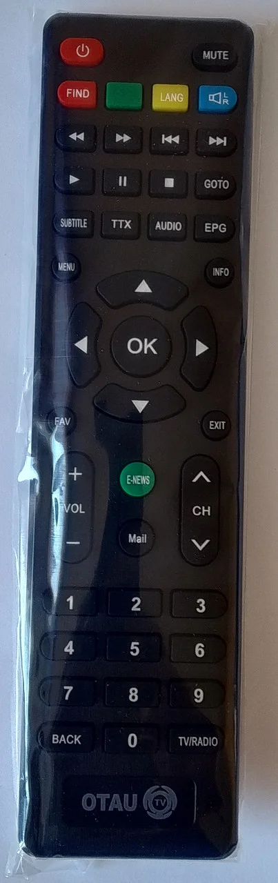 Пульт для спутникового ресивера Отау-ТВ 7in1