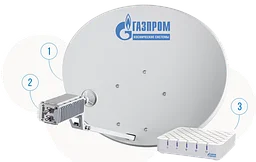 Оборудование для спутникового интернета.