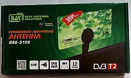 Антенна комнатная "РЭМО" активная  «BAS-5105-5V»