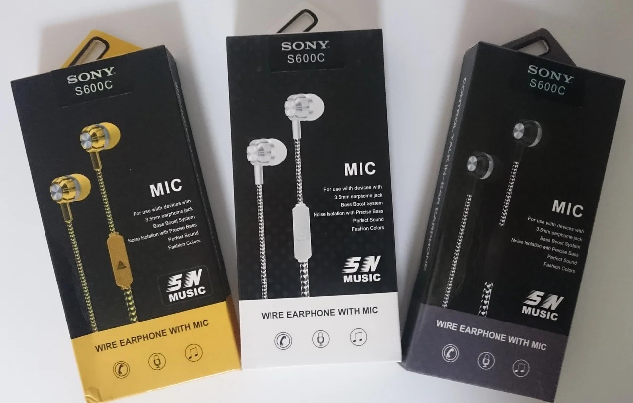 Стерео наушник  SONY S600C