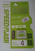 Карты Micro SD REMAX 4ГБ