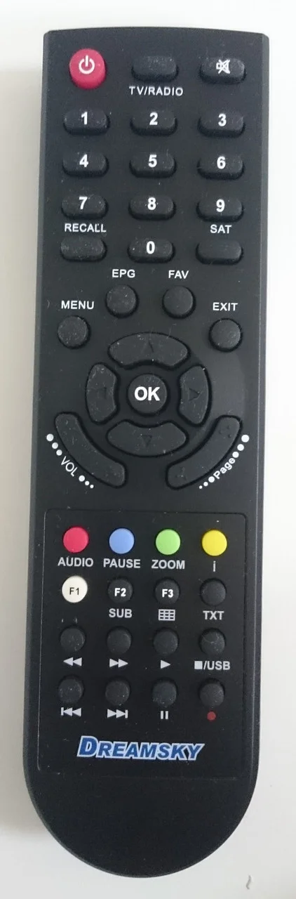 Пульт для ресивера DREAMSKY DSR-7500