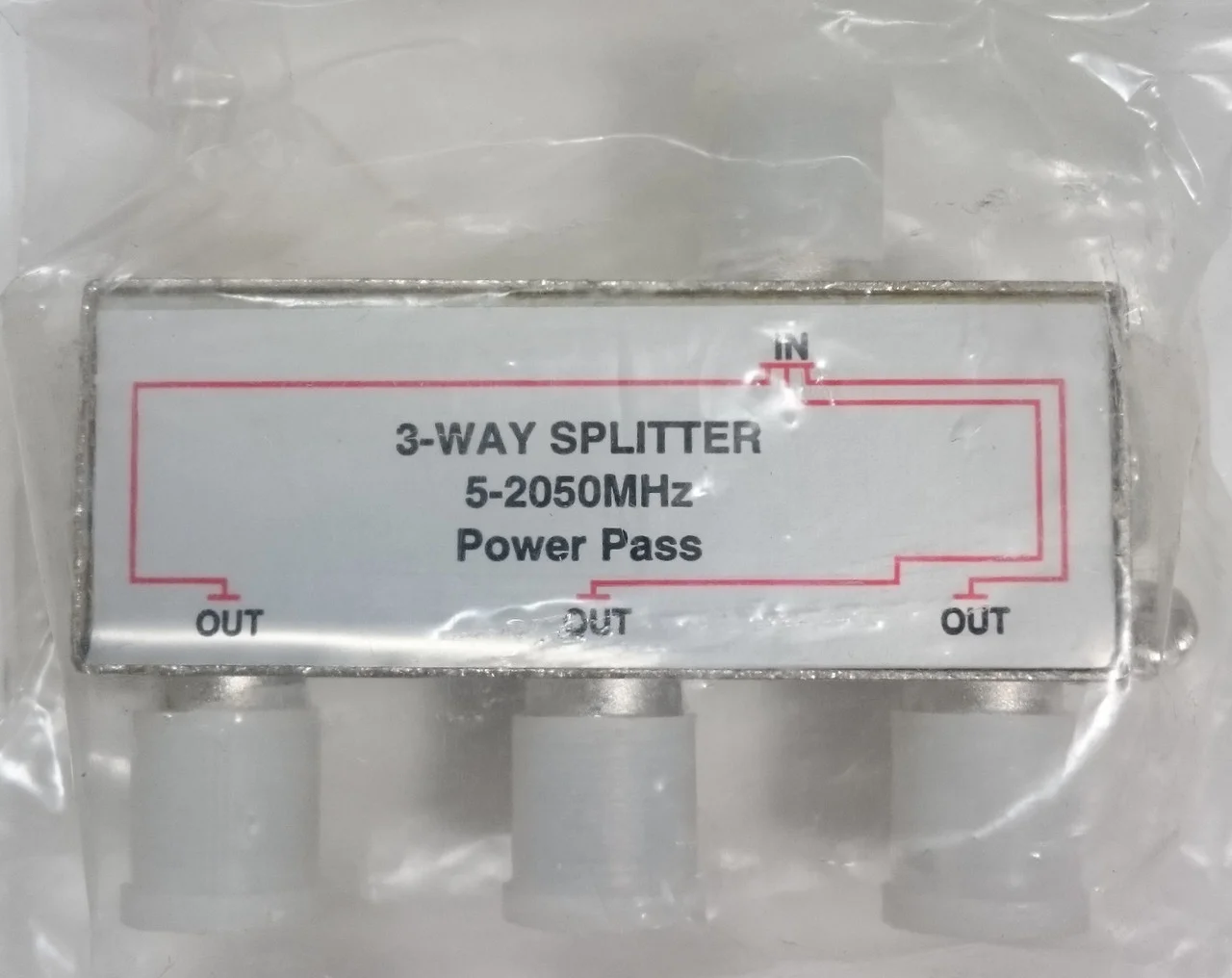 Сплиттер Power Pass 5-2050 Mhz   3 отвода