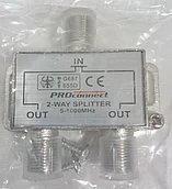Сплиттер PROconnec   5-1000 MHz   2 отвода