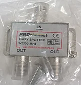 Сплиттер PROconnec   5-2500 MHz    2 отвода