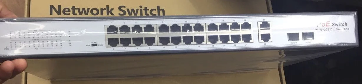 Коммутатор PoE Switch   26 портов , фото 1