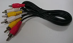 Шнур соединительный 3RCA - 3RCA 1.5 МЕТР