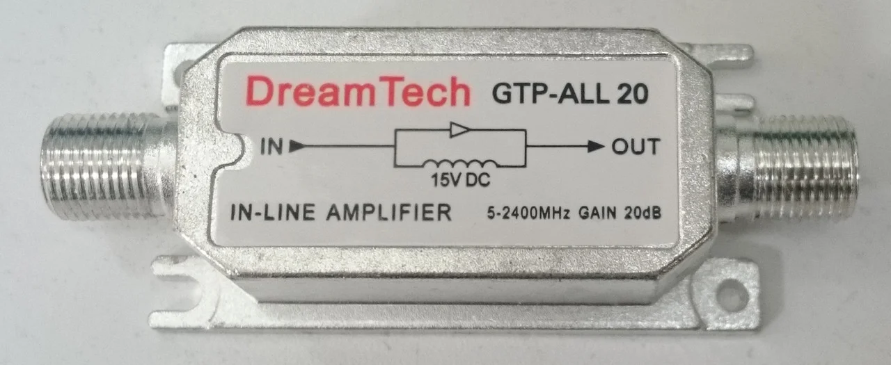 Линейный усилитель спутниковый DREAMTECH -ALL-20 (5-2400Mгц 20Дб)