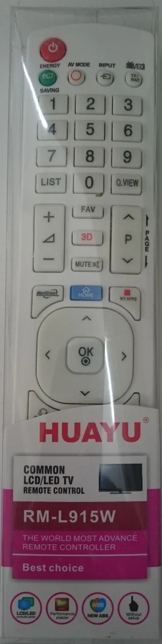 ТВ Huayu - LG RM-L915W  универсальный пульт