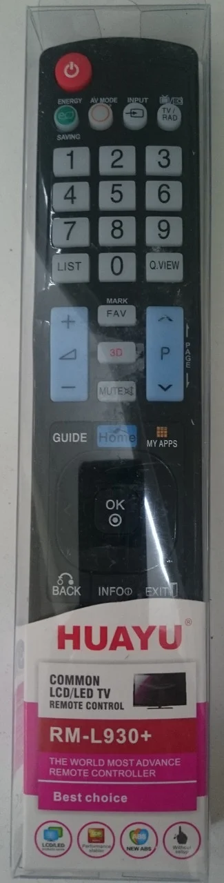 ТВ Huayu - LG RM-L930+  универсальный пульт