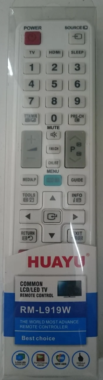 HUAYU - SAMSUNG RM-L919W LCD  универсальный пульт