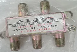 Сплиттер 4 отвода  5-900 MHz
