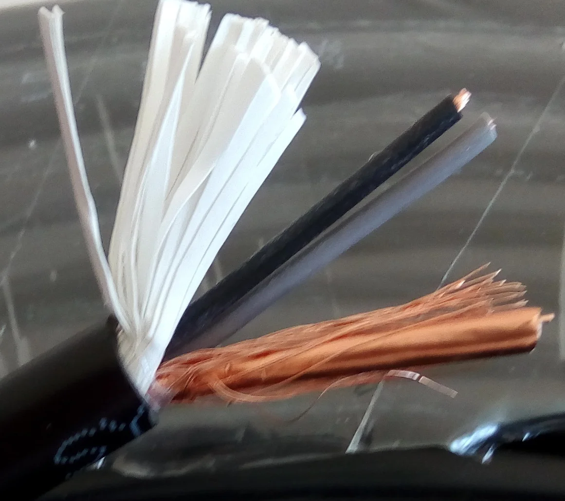 КВК-В  комбинированный кабель коаксиальный с питанием  75 Ом+2x0,5 мм²