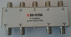 Сплиттер на 8 отводов (5-1000 MHz) BS-1018 Bigstar