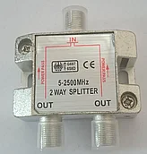 Сплиттер   2 ТВ  5-2500MHz АС-2651В Аленком
