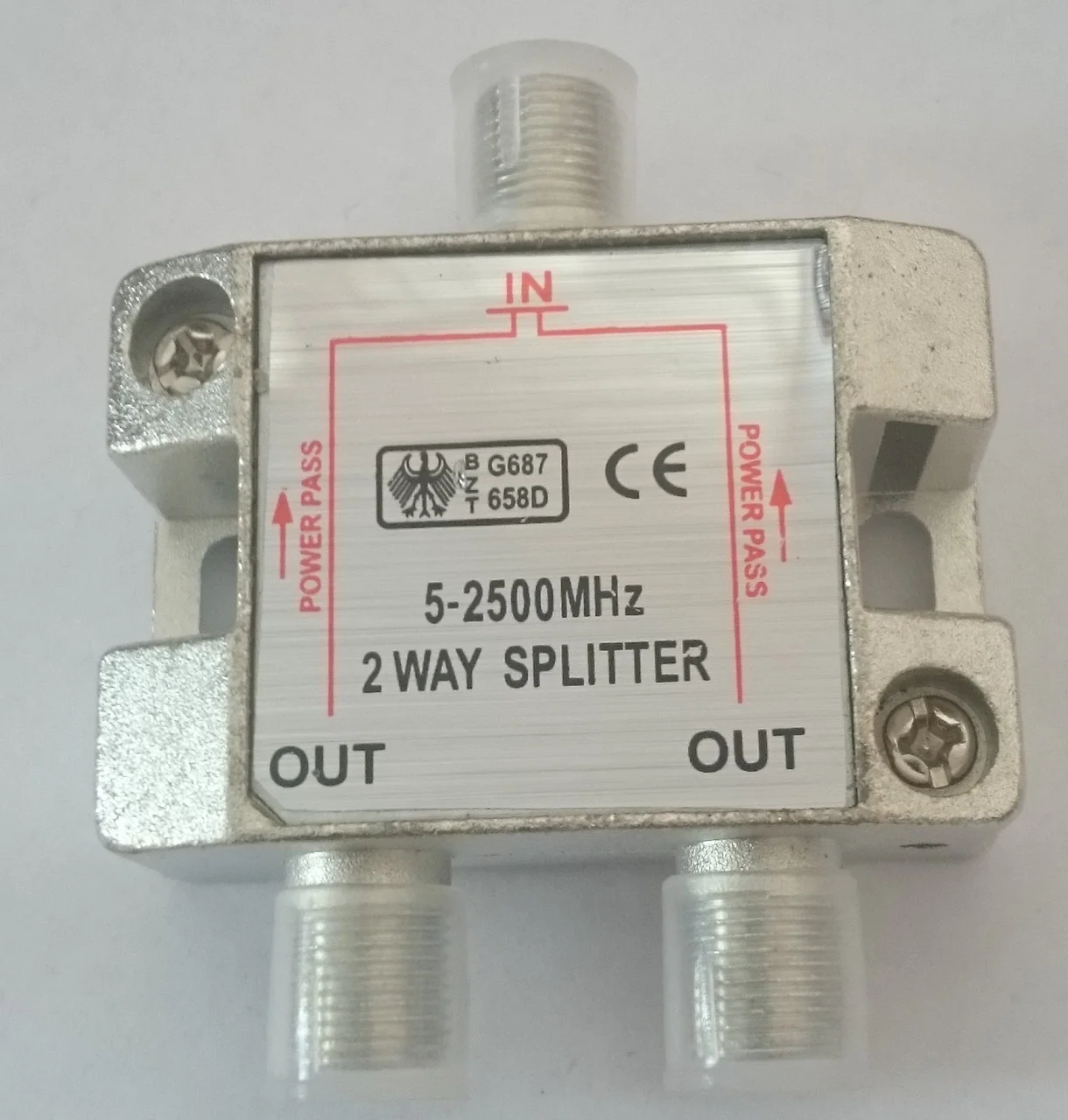 Сплиттер   2 ТВ  5-2500MHz АС-2651В Аленком