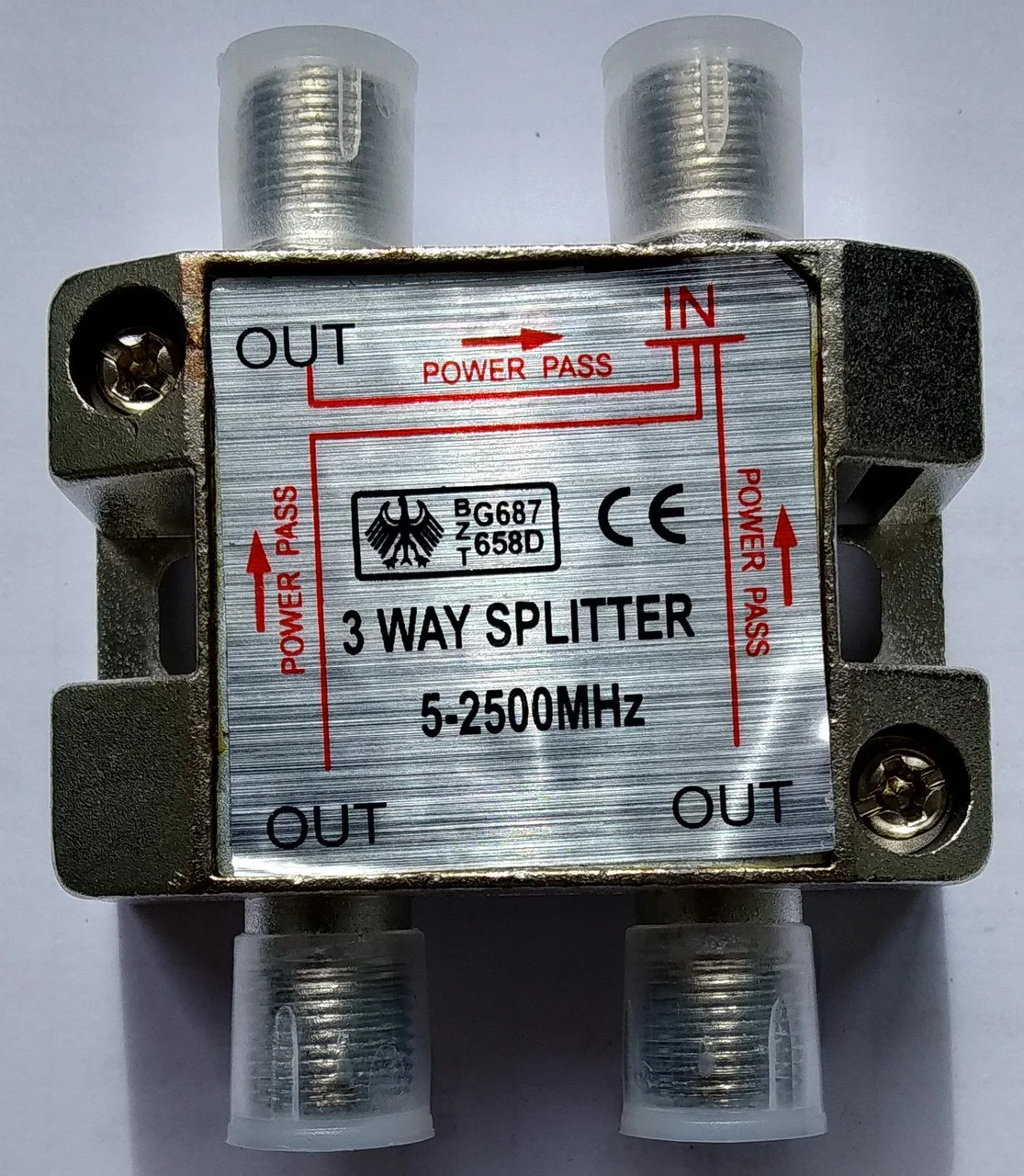 Сплиттер  3 ТВ  5-2500MHz  Аленком