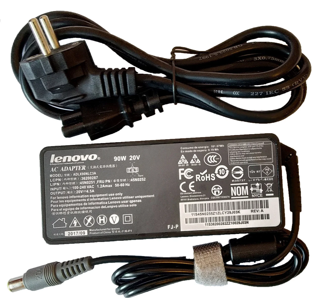 Адаптер питания 220V - 20V / 4.5A    Lenovo, фото 1