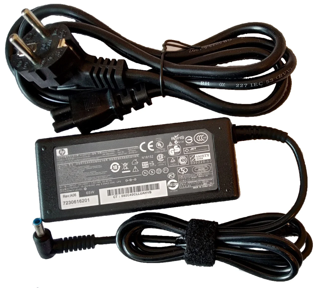 Адаптер питания   220V - 19.5V / 3.33A     Hp