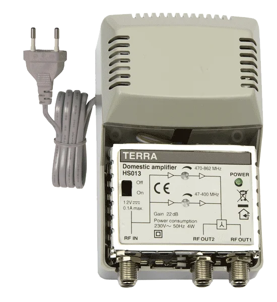 Усилитель ТВ сигнала  Terra  HS013