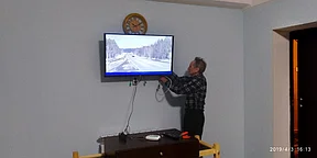 Подключение и настройка телевизоров в сауне данного гостиничного комплекса.На телевизорах были настроены телеканалы спутникового телеоператора НТВ + восток и телеканалы цифрового эфирного телеоператора ОТАУ-ТВ.